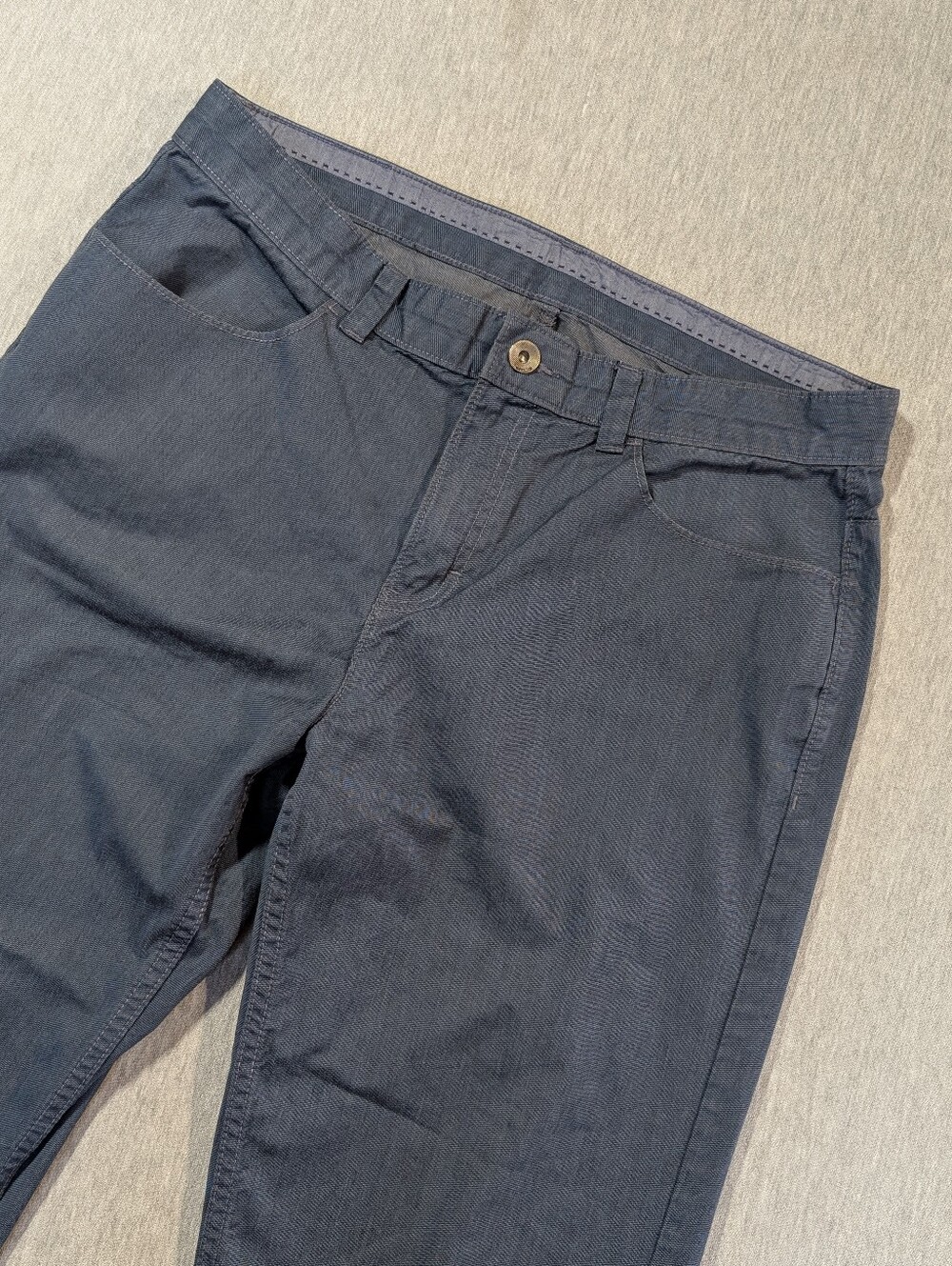 Calvin Klein Straight Men's 34 X 30 Blue Cotton